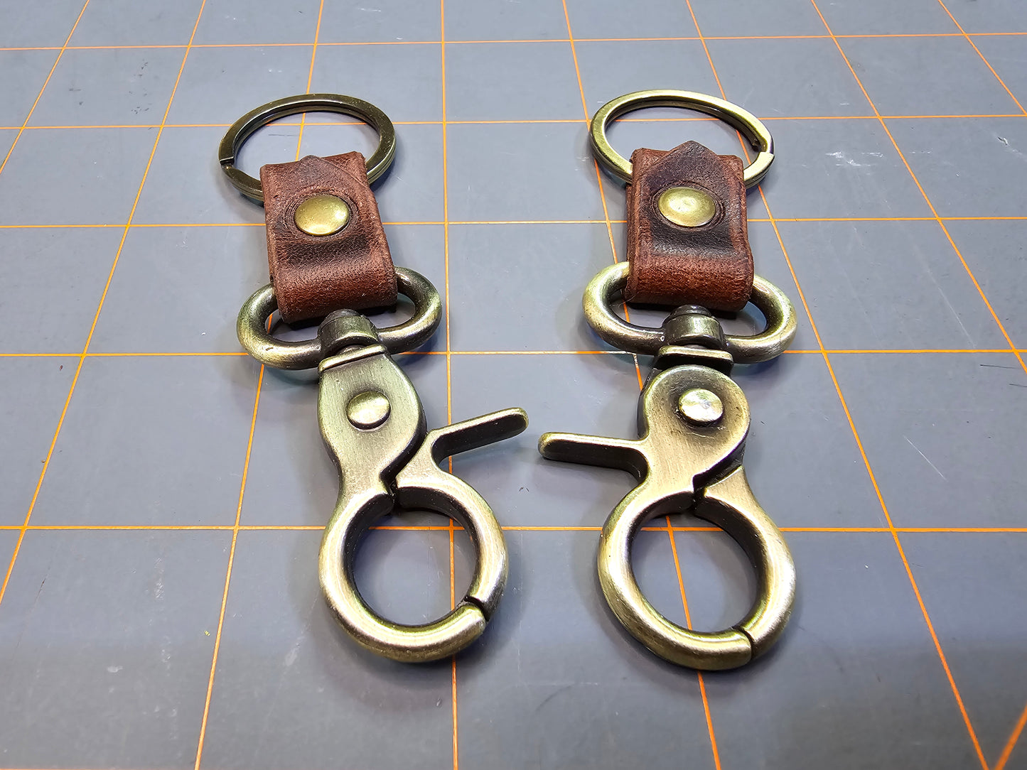Heritage Leather Keychain