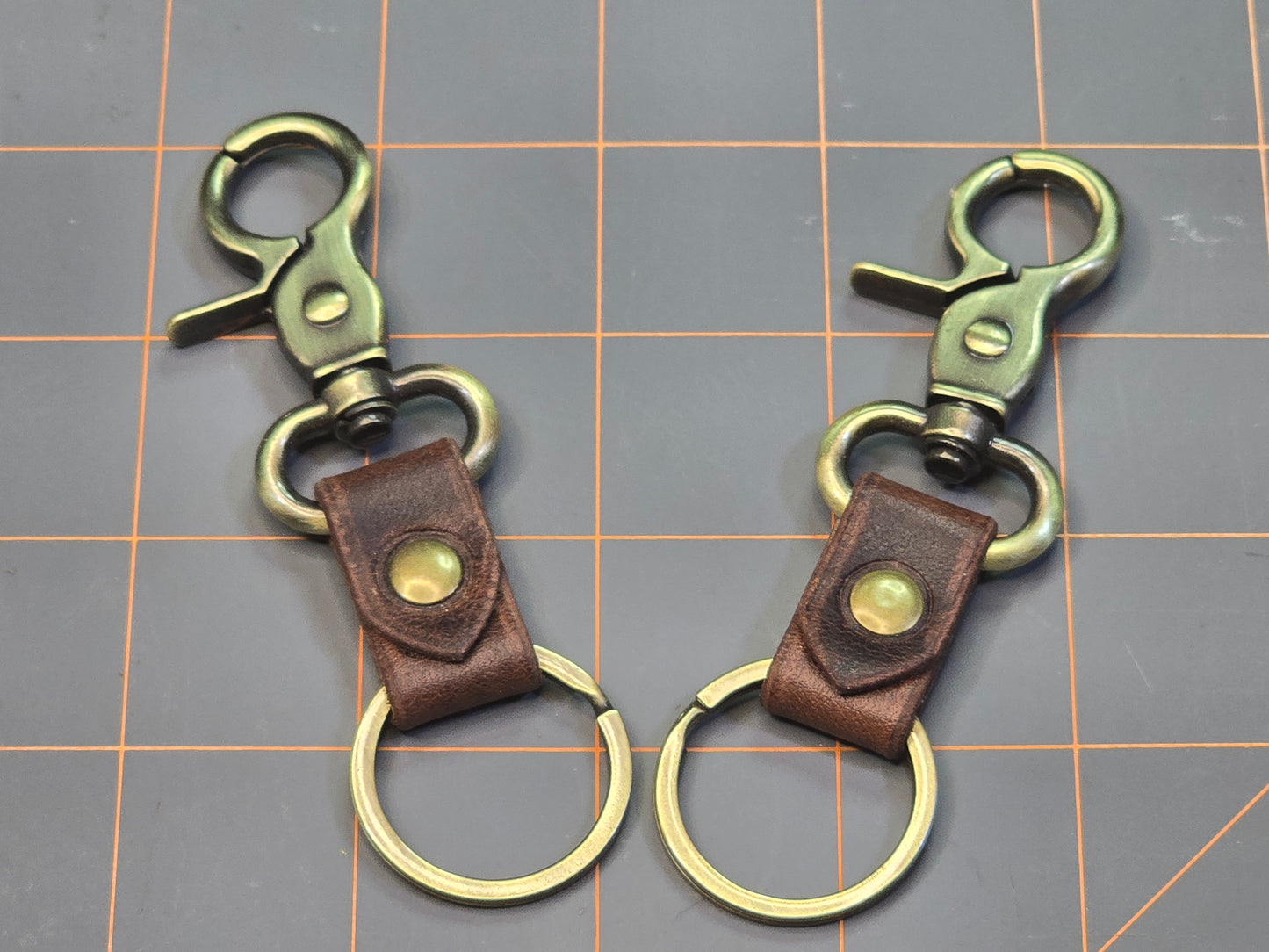 Heritage Leather Keychain