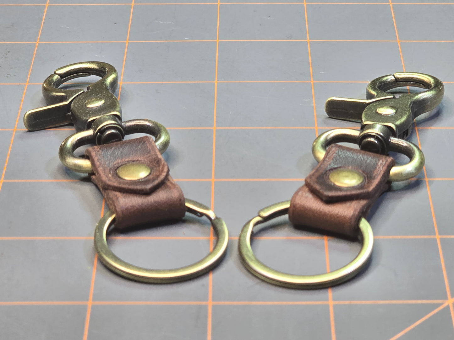 Heritage Leather Keychain