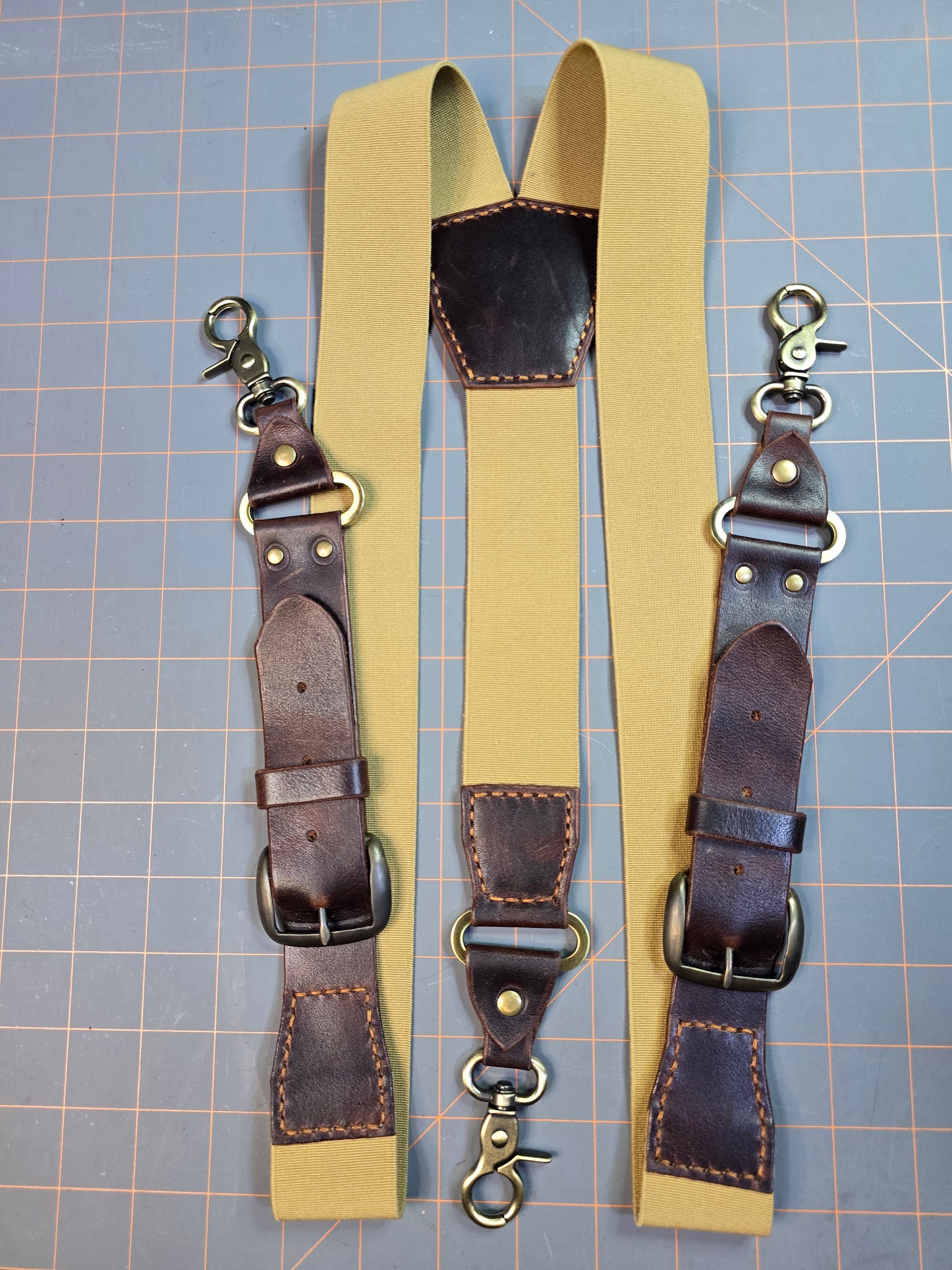 Everyday Leather Suspenders