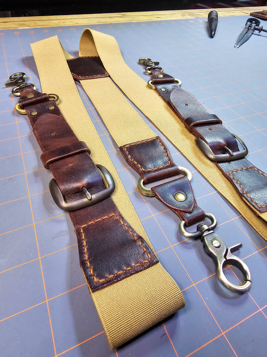 Everyday Leather Suspenders