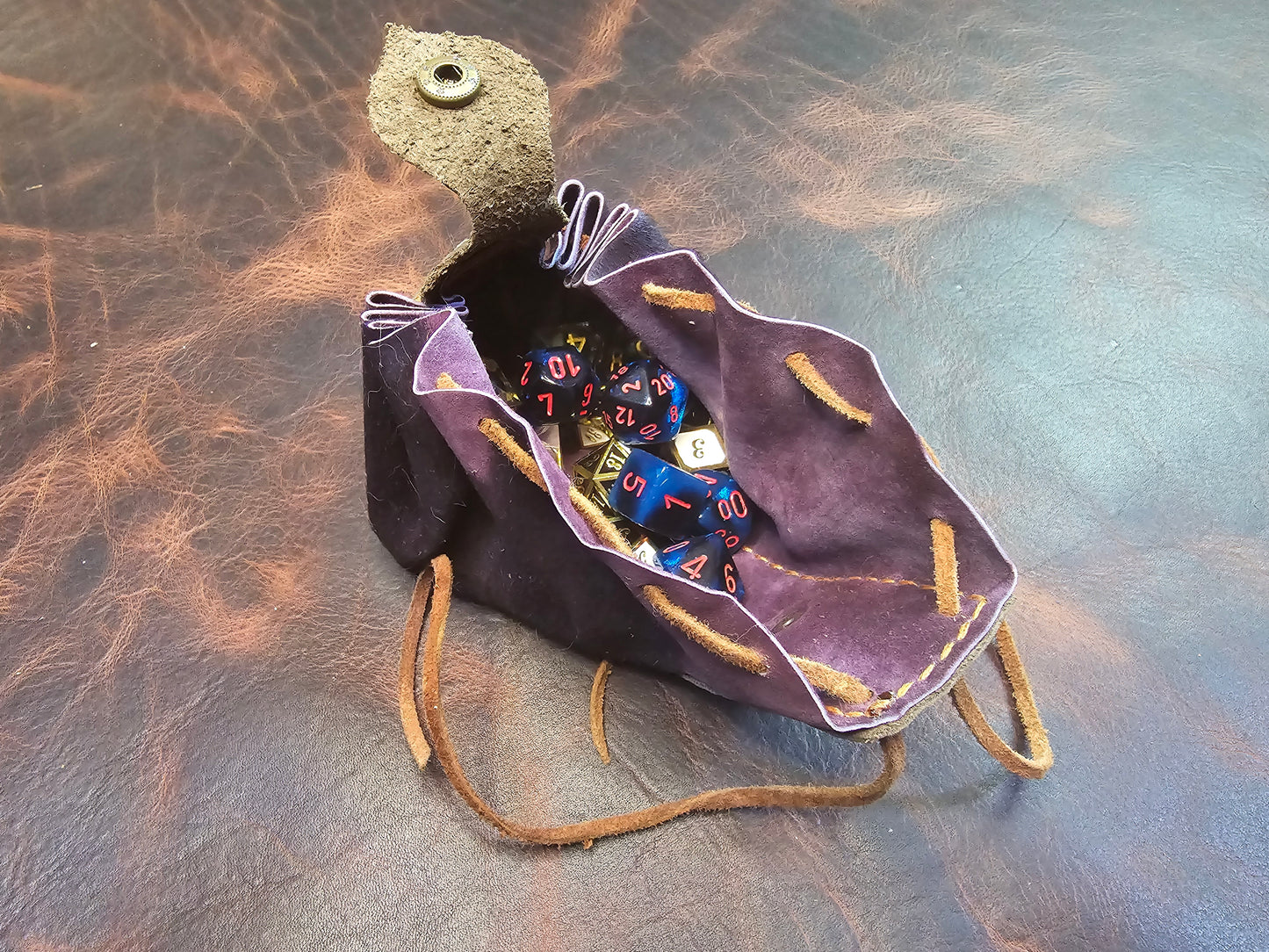 Adventurer's Leather Dice Pouch