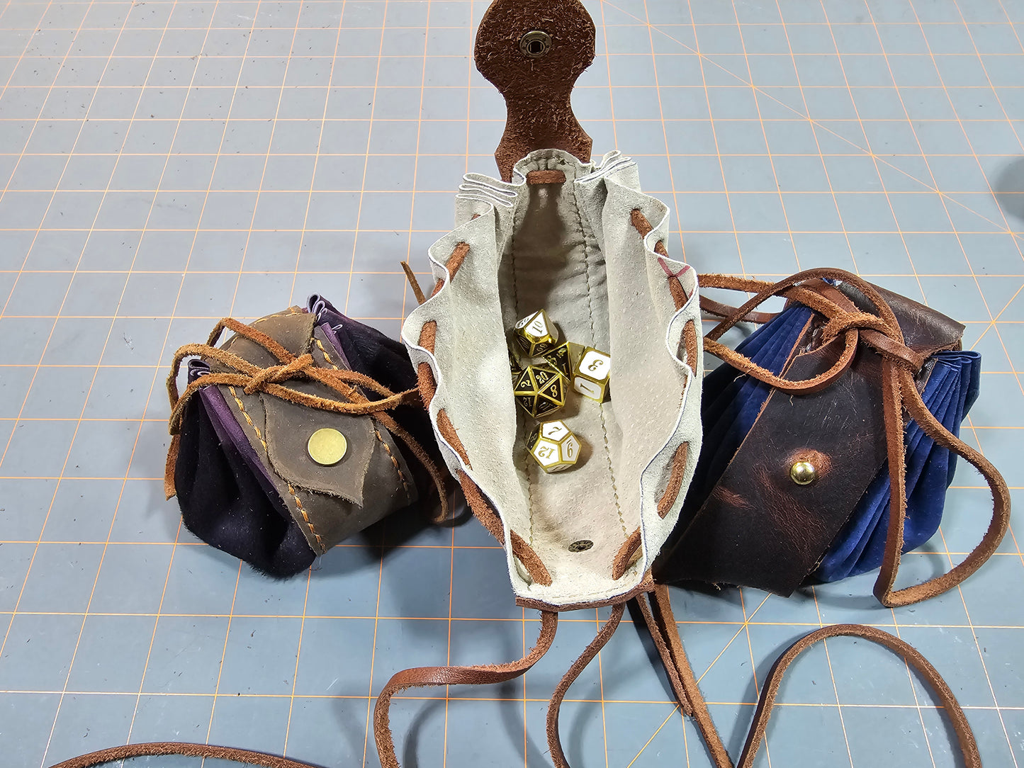 Adventurer's Leather Dice Pouch