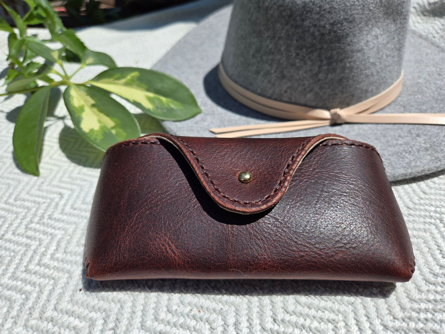 Heritage Leather Glasses Case