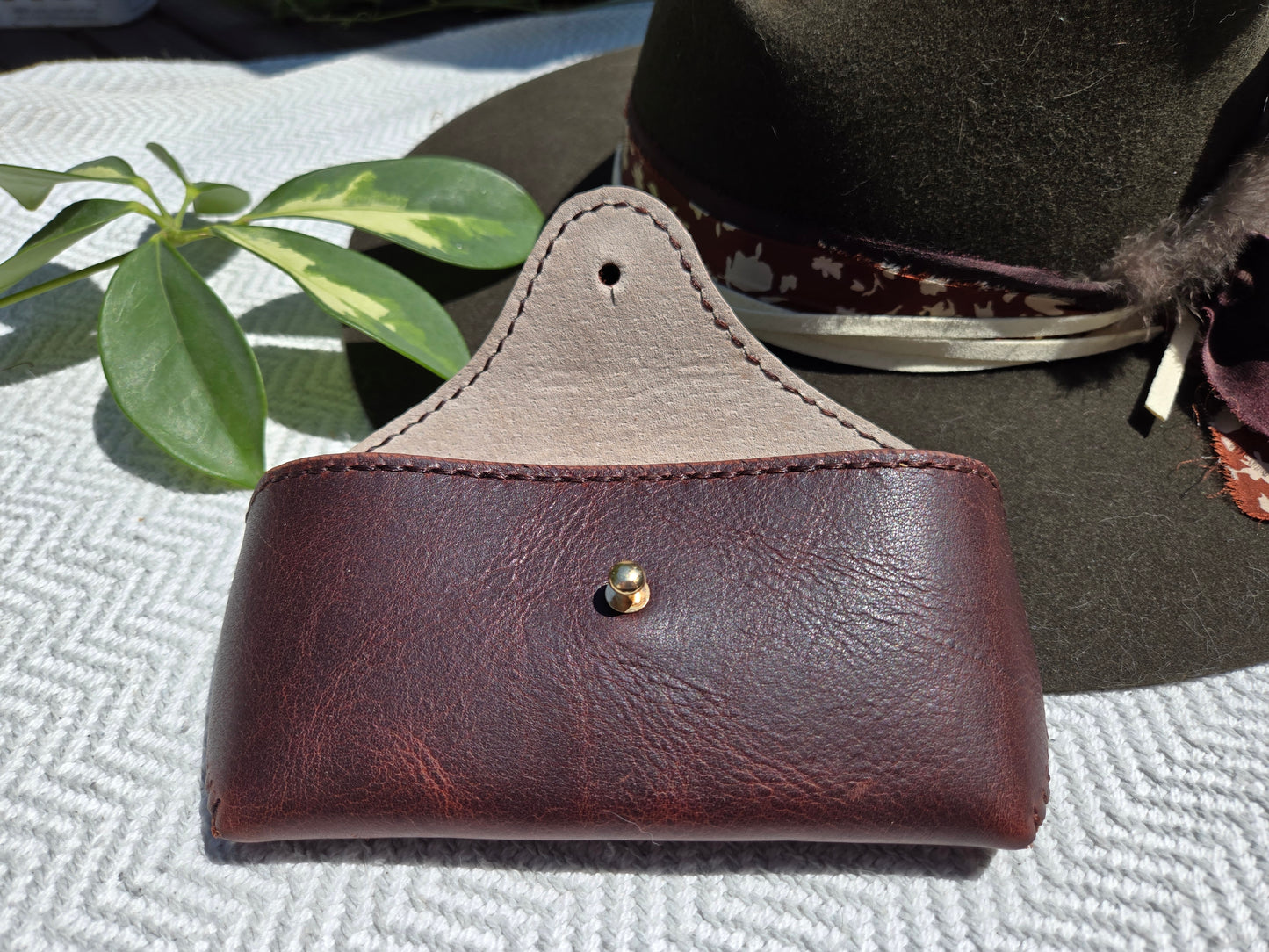Heritage Leather Glasses Case