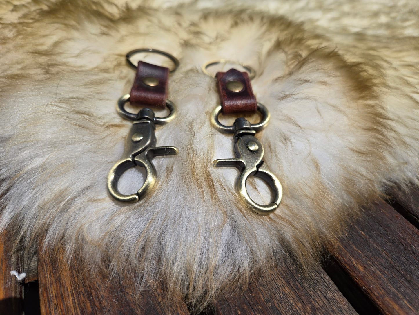 Heritage Leather Keychain