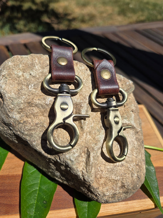 Heritage Leather Keychain