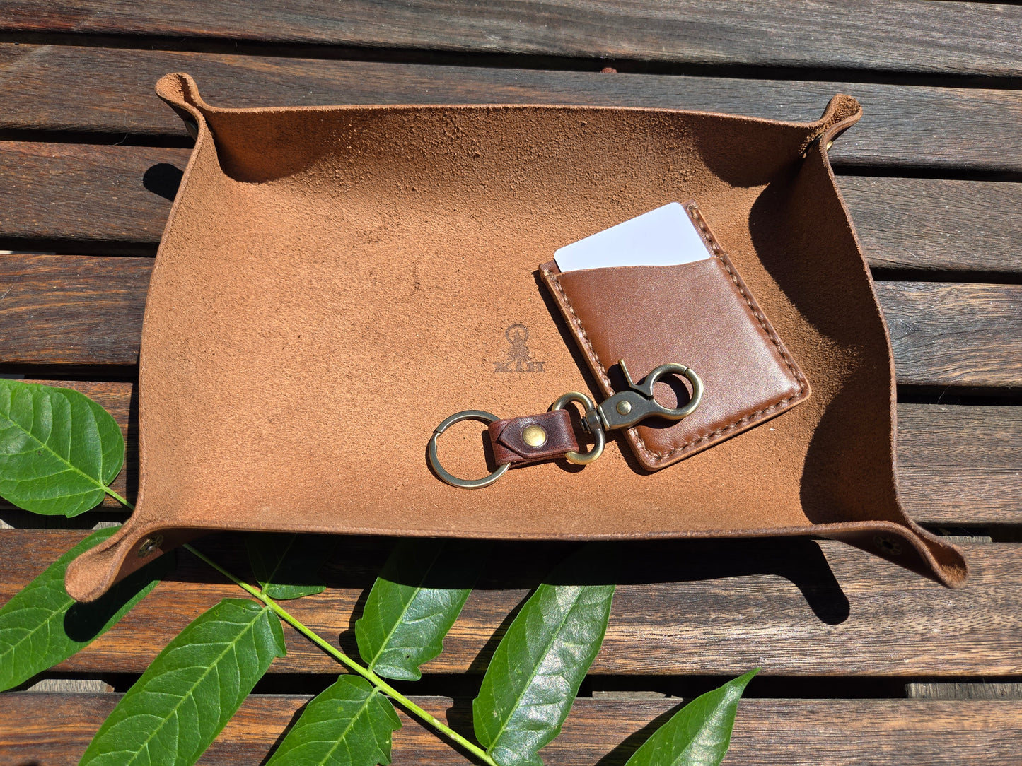 Traveler's Leather Organizer Tray