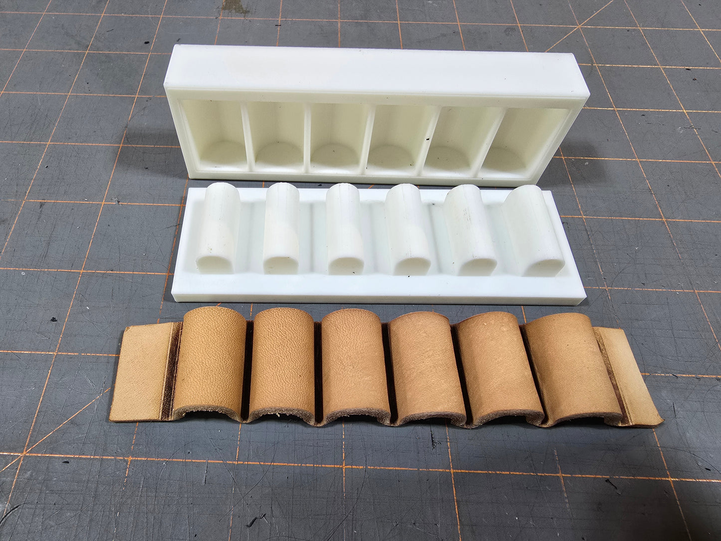 Leather Ammo Carrier Wet Molds