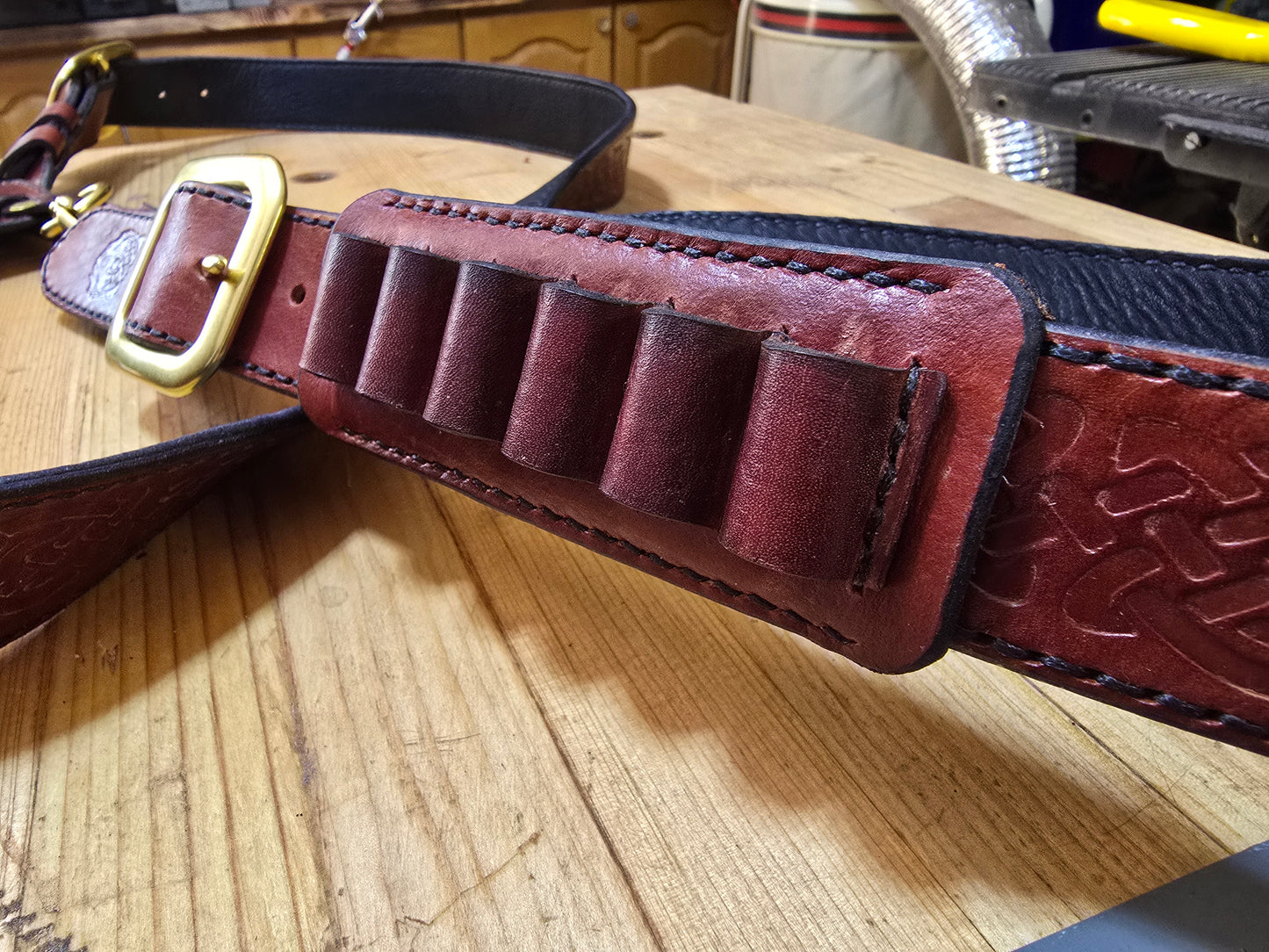 Leather Ammo Carrier Wet Molds