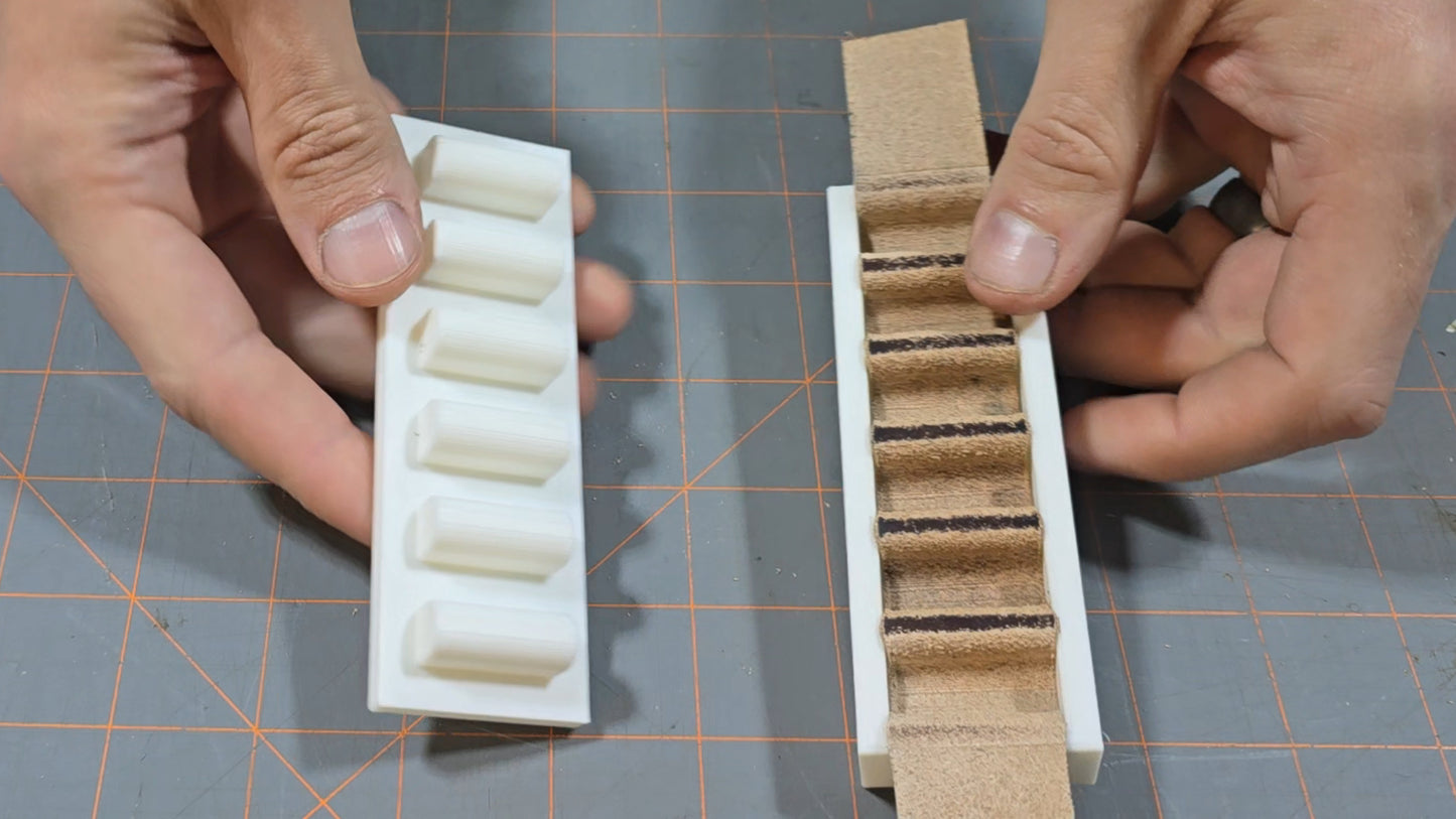 Leather Ammo Carrier Wet Molds