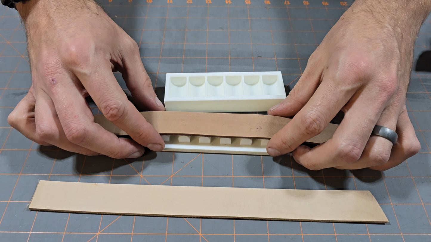 Leather Ammo Carrier Wet Molds